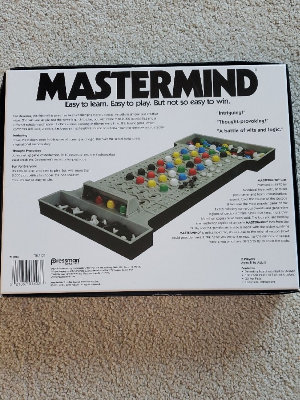 Mastermind Strategy Game - Picture 2 of 5